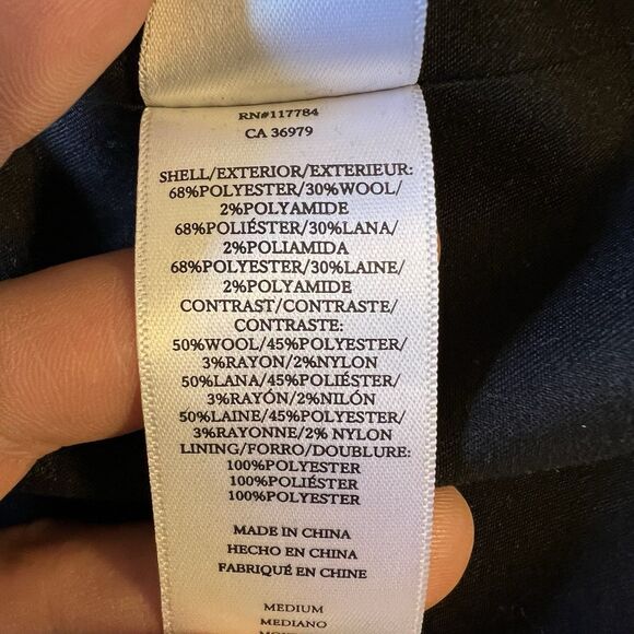 RAILS Lark Coat Mens Navy Coat Size Medium - Picture 9 of 10